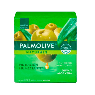 Jabón Palmolive Aloe y Oliva x3Un x110gr