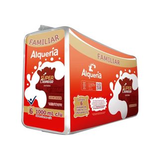 Leche Alqueria Entera Supercremosa x6Un x1000ml