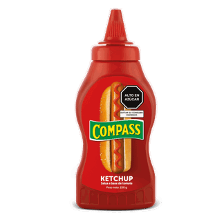 Compass Ketchup Chisguete. Envase 250gr.