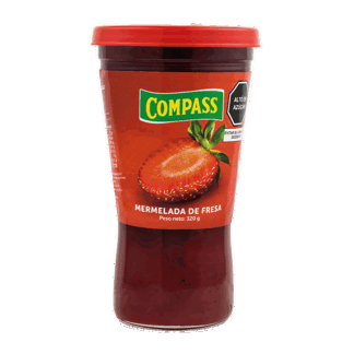 Compass Mermelada Fresa. Vaso 320gr.