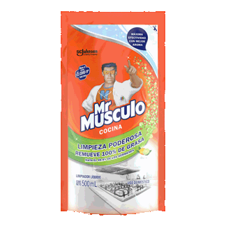 Mr. Músculo Antigrasa Cocina Limón. Doypack 500ml.