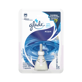 Glade Ambientador Auto Sport Gris Acqua Repuesto 7ml.