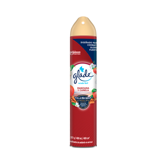 Glade Ambientador en Aerosol Manzana Canela 400ml.