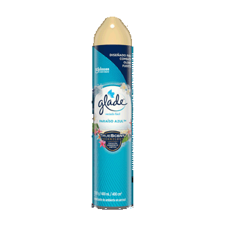 Glade Ambientador en Aerosol Paraíso Azul 400ml.