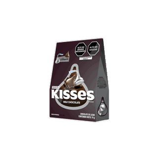 Kisses Chocolate con Leche. Barra 74gr.