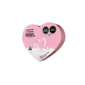 Kisses Corazón CookiesNCream. Barra 102gr.