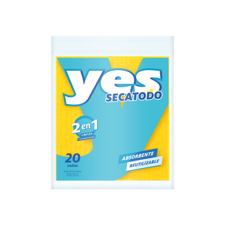 Yes Paño Secatodo. x 20 unidades.