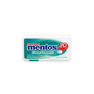 Mentos Clear Breath Wintergreen.