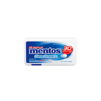 Mentos Clear Breath Peppermint.