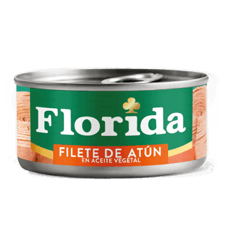 Florida Filete Atún Aceite Vegetal. Lata 140g.