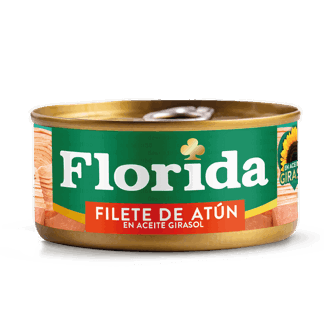 Florida Filete de Atún Aceite Girasol. Lata 140g.