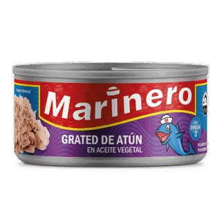 Marinero Grated Atún Aceite Vegetal. Lata 140g.