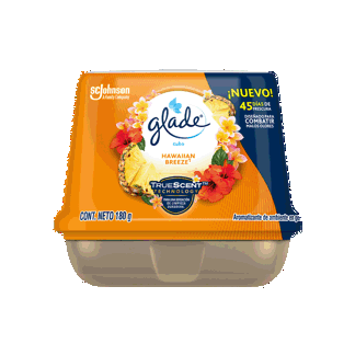 Glade Ambientador en Cubo Hawaian Breeze 180gr.