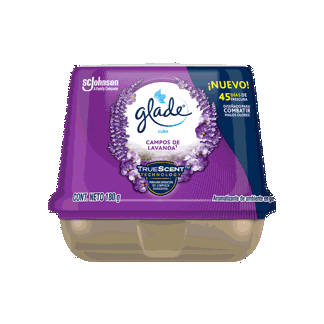 Glade Ambientador en Cubo Lavanda 180gr.