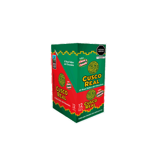 Cusco Real Tableta Sabor Chocolate (Canela y clavo) 80gr. Display 12 unidades.