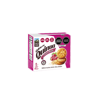 Incasur Galleta Quinua Fruto Rojo 30gr. Display 06 unidades.