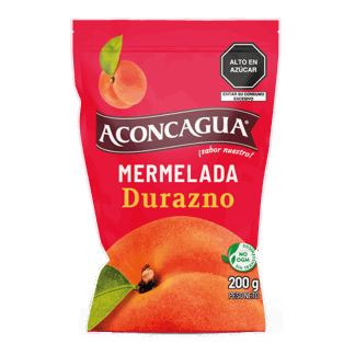 Aconcagua Mermelada Durazno. Sachet 200g.