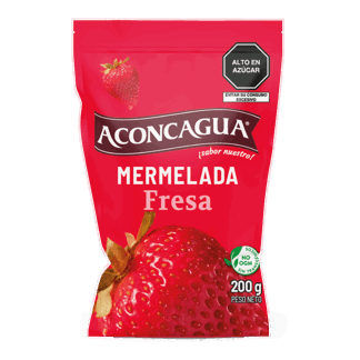 Aconcagua Mermelada Fresa. Sachet 200g.