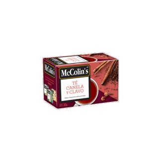McColin’s Té Canela Clavo. Display x 25 sobres.