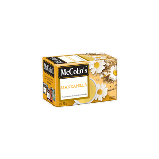 McColin’s Infusión Manzanilla. Display x 25 sobres.