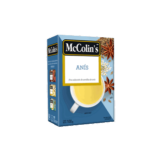 McColin’s Infusión Anís. Display x 100 sobres.