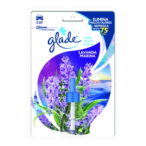 Glade Auto Sport Repuesto Lavanda Marina x7ml