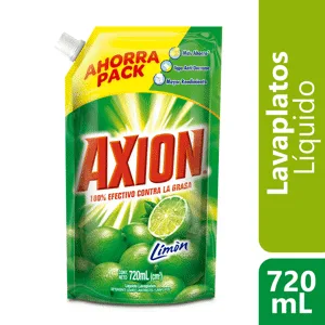Lavaplatos Axion Liquido Doypack x720ml Ahorra PackLimón