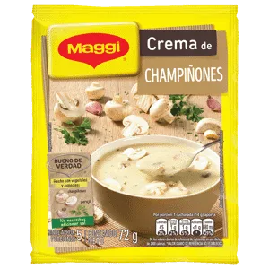 Maggi Crema Gourmet Champiñones Sachet x72gr