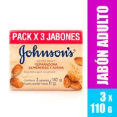 Jabón Johnson´S Adulto Avena Tripack x3Un x110gr