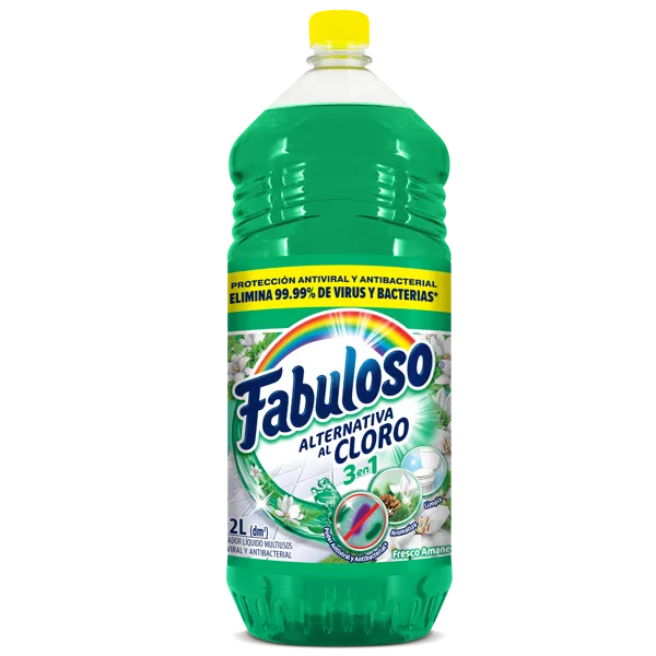 Limpiador Fabuloso Alternativa Cloro Fresco Amanecer 2000ml