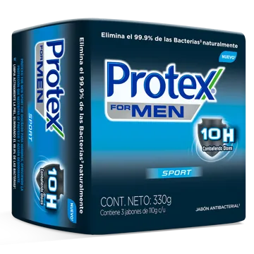 Jabón Corporal Protex Men Sport 3Un x110gr
