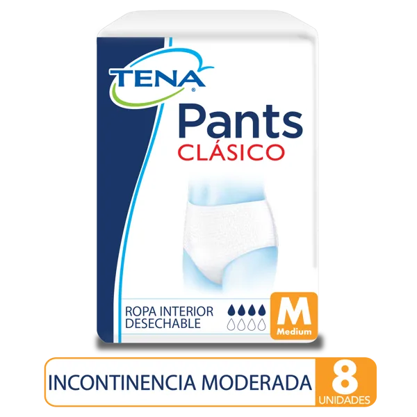 Pañal Tena Pants Clasico Medium  x8 Pañales