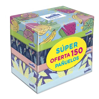 Pañuelo Familia Auto x3Un x50 Pañuelos