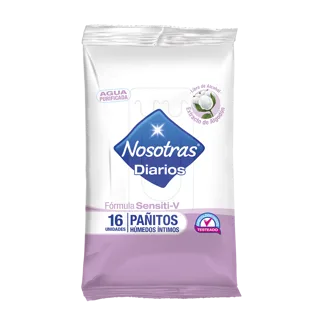 Paño Intimo Nosotras Sensiti-V x16 Paños