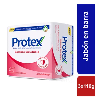 Jabón Corporal Protex x3Un x110grBalance Saludable