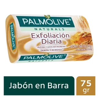 Jabón Palmolive Naturals Avena y Azúcar Morena x75gr