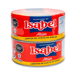 Atún Isabel En Aceite Girasol x2 Latas x142gr