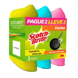 Esponja Curly Sotch Brite Pague 2Und lleve 3Und