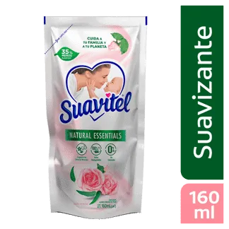 Suavizante Suavitel Natural Essentials Rosas x160ml