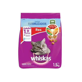 Concentrado Whiskas Para Gato Esterilizado Res x1.5Kg