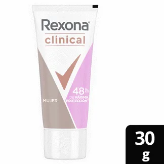 Desodorante Rexona Clinical Classic Mujer Tubo x30gr