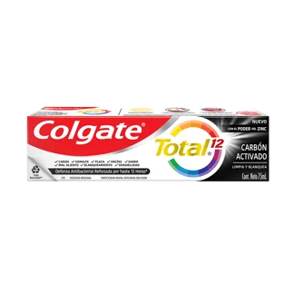 Crema Dental Colgate Carbón Activado x75ml