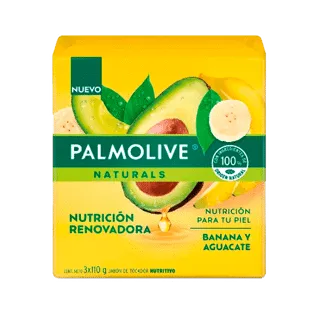 Jabón Palmolive Banana & Aguacate x3Un x110gr