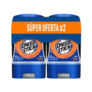 Oferta Desodorante Speed Stick Xtreme Ultra Gel x2Un x85gr